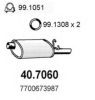 RENAU 7700673986 End Silencer